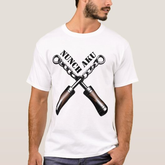 Nunchaku Design T-shirts (Voorkant)