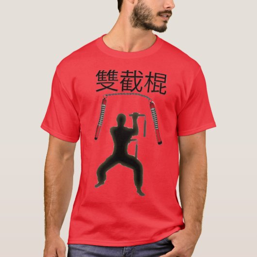 Nunchaku fighter t-shirt (Voorkant)