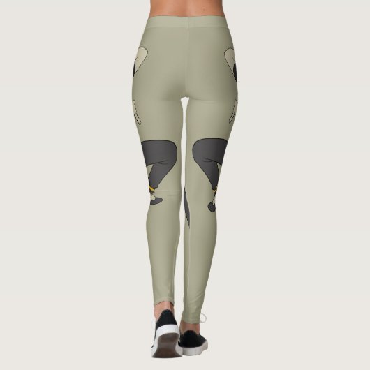 Nunchaku Striker Leggings (Achterkant)