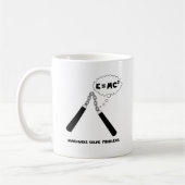 Nunchucks lossen problemen op koffiemok (Links)