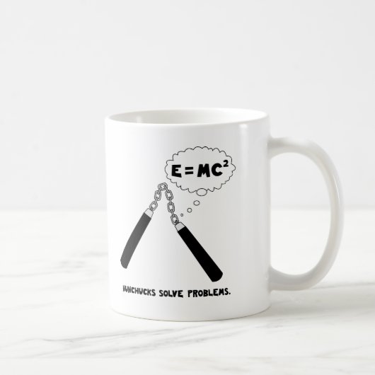 Nunchucks lossen problemen op koffiemok (Rechts)