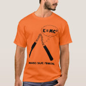 Nunchucks Oranje T-Shirt (Voorkant)