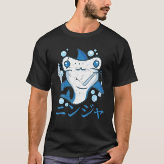Nunchuks - Kawaii Anime Shark - Ninjas Japanse Ae T-shirt