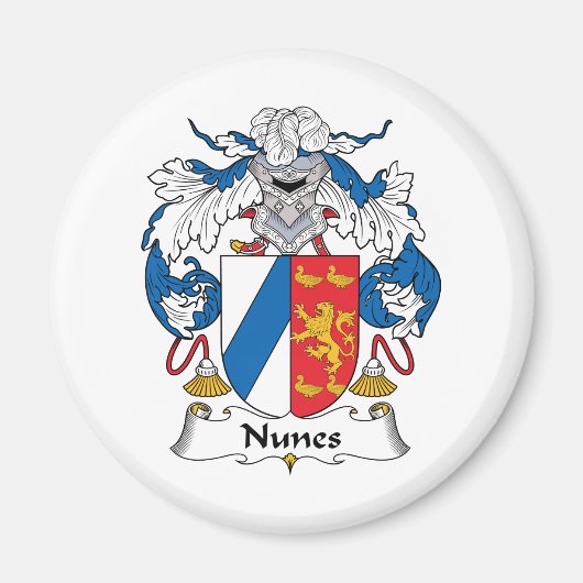 Nunes Family Crest Magneet (Voorkant)