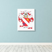 Nunez Family Crest Canvas Afdruk (Insitu (Houten vloer))