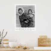 Nunivak Vrouw die kind vervoert Poster (Keuken)