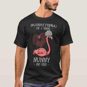Nunnymingo Nunny Flamingo Grandma Grandma Gran T-shirt