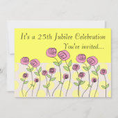 Nuns 25th Jubilee Celebration Invitations Kaart (Voorkant)