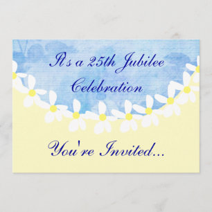 Nuns 25th Jubilee Celebration Invitations Kaart