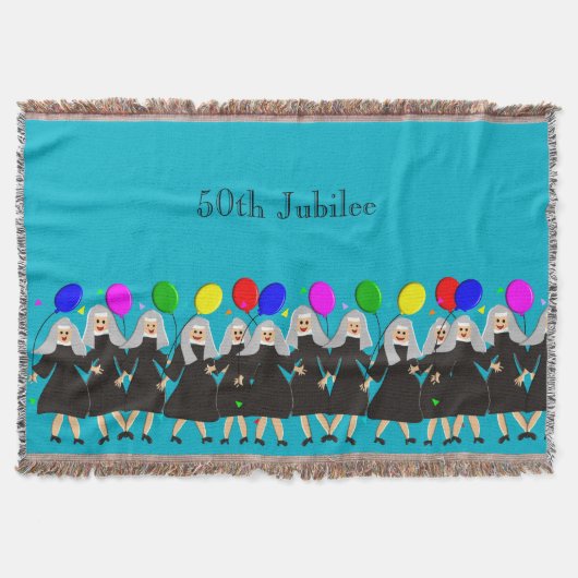 Nuns 50th Golden Jubilee Woven Blanket #5 Deken (Voorkant)