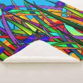 Nuns 50th Jubilee Artsy Floral Sherpa Deken (3/4)