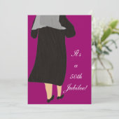 Nuns 50th Jubilee Celebration Invitation 3 Kaart (Staand voorkant)