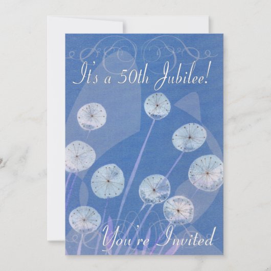 Nuns 50th Jubilee Celebration Invitations Kaart (Voorkant)