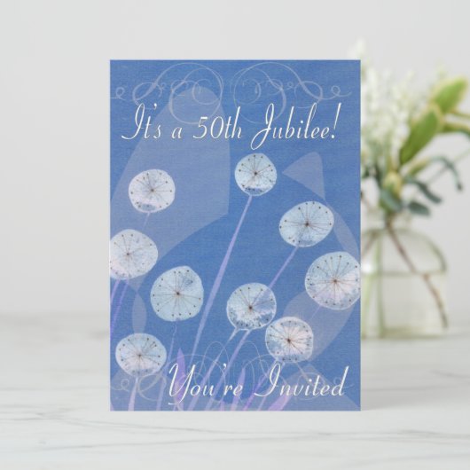 Nuns 50th Jubilee Celebration Invitations Kaart (Staand voorkant)