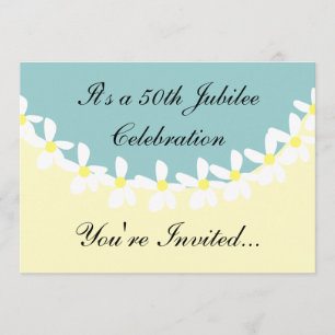 Nuns 50th Jubilee Celebration Invitations Kaart