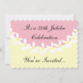 Nuns 50th Jubilee Celebration Invitations Pink Kaart (Voorkant)