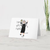 Nuns 50th Jubilee-Floral Design Gifts Kaart (Achterkant)