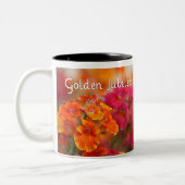 Nuns 50th Jubilee-Floral Design Gifts Tweekleurige Koffiemok (Links)