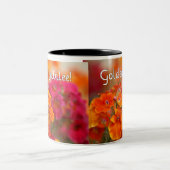 Nuns 50th Jubilee-Floral Design Gifts Tweekleurige Koffiemok (Center)