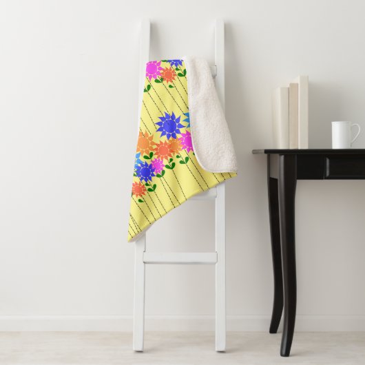 Nuns 50th Jubilee Floral Sherpa Deken (In situ)