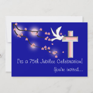 Nuns 75th Jubilee Celebration Invitations Kaart