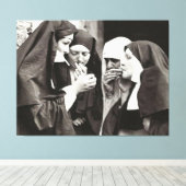 Nuns Canvas Afdruk (Insitu (Houten vloer))