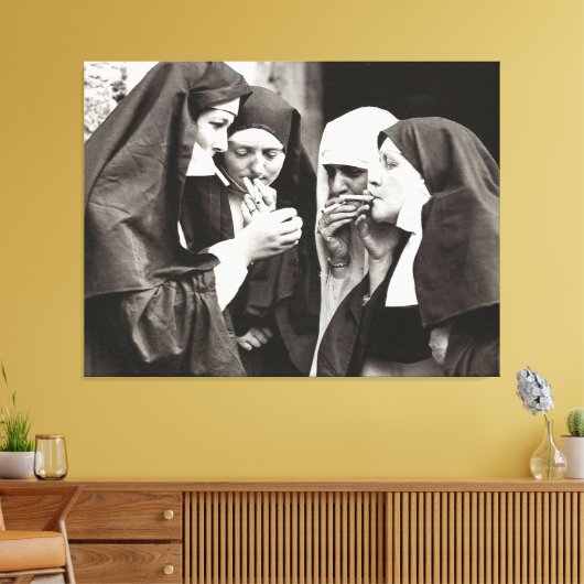 Nuns Canvas Afdruk (Insitu (Woonkamer))
