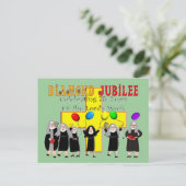 Nuns Diamond Jubilee 75ste dienstjaar Briefkaart (Staand voorkant)