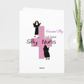 Nuns Diamond Jubilee 75ste dienstjaar Kaart (Achterkant)