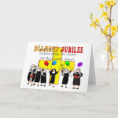 Nuns Diamond Jubilee 75ste dienstjaar Kaart (Gele Bloem)