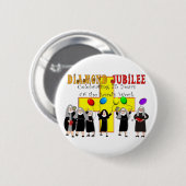 Nuns Diamond Jubilee 75ste dienstjaar Ronde Button 5,7 Cm (Voorkant /achterkant)