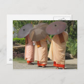 Nuns die almen verzamelen briefkaart (Voorkant / Achterkant)