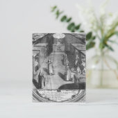 Nuns die voedsel serveren aan de patiënten op de briefkaart (Staand voorkant)