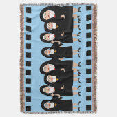 Nuns die zwarte habitats dragen deken (Voorkant Verticaal)