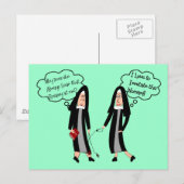 Nuns "Extreme Irritation" — Geschenken Briefkaart (Voorkant / Achterkant)