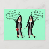 Nuns "Extreme Irritation" — Geschenken Briefkaart (Voorkant)
