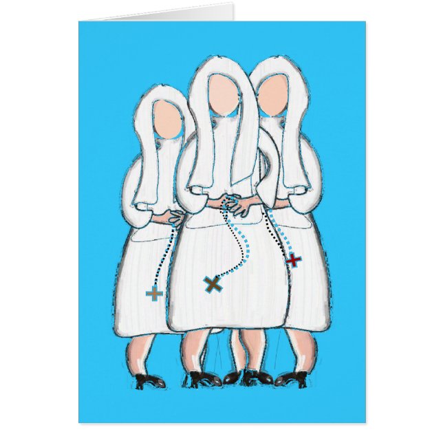 Nuns Gifts "Three Cloistered Sisters"-ontwerp (Voorkant)