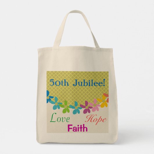 Nuns Golden 50th Jubilee 2 Canvas tas (Achterkant)
