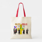 Nuns Golden 50th Jubilee Canvas tas (Achterkant)