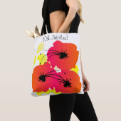 Nuns Golden 50th Jubilee Canvas tas Big Flowers (Dichtbij)