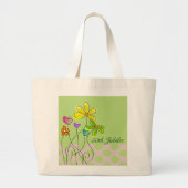 Nuns Golden 50th Jubilee Spring Floral Grote Tote Bag (Voorkant)