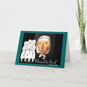Nuns Golden en Silver Jubilee Gifts Kaart