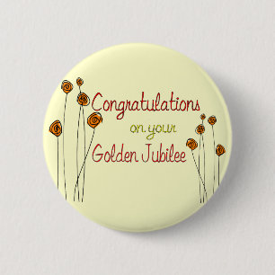 Nuns Golden Jubilee (50ste Jubileum) Gifts Ronde Button 5,7 Cm