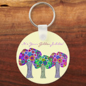 Nuns Golden Jubilee 50th Jubileum Gifts Sleutelhanger (Voorkant)