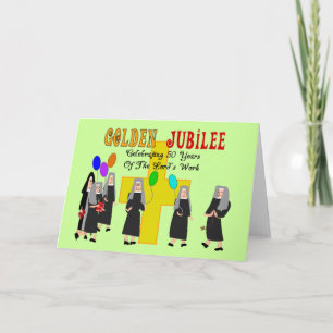 Nuns Golden Jubilee Gifts Kaart