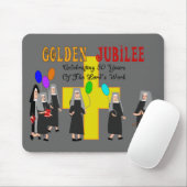Nuns Golden Jubilee Gifts Muismat (Met muis)