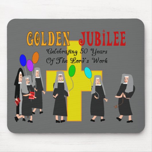 Nuns Golden Jubilee Gifts Muismat (Voorkant)