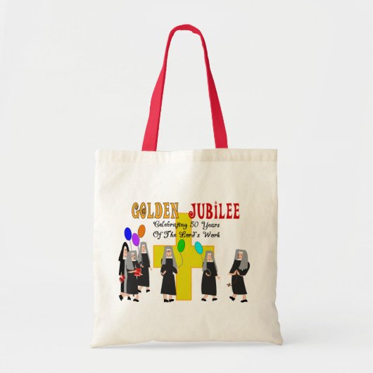 Nuns Golden Jubilee Gifts Tote Bag (Voorkant)
