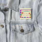 Nuns Golden Jubilee Gifts Vierkante Button 5,1 Cm (In situ)