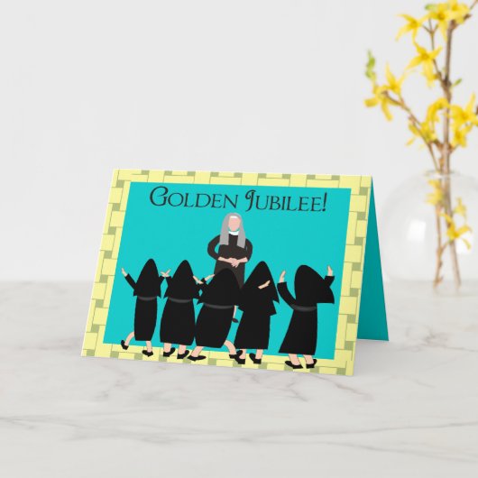 Nuns "Golden Jubilee" Kaarten en Canvas tassen (Gele Bloem)